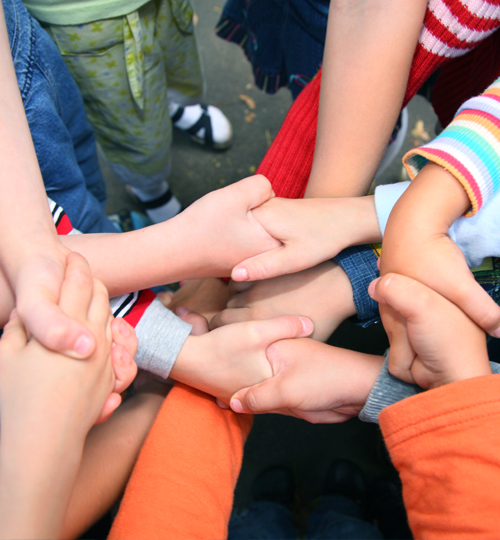 Photo: Hands connecting